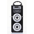 Microphone Karaoke Subwoofer Wooden Speaker Sound Box